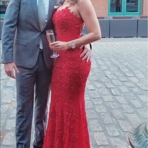 Red Gown purchased in Cartagena, Colombia